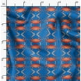 thumbnail image 2 of Soimoi Blue Poly Georgette Fabric Crabs Ocean Print Fabric by Yard 52 Inch Wide, 2 of 6