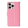 thumbnail image 3 of Allytechgroup Wallet Phone Case for iPhone 16 Plus with Credit Card Slot, PU Leather Flip Case with Lanyard Kickstand for Women Girls Shockproof Back Cover for iPhone 16 Plus, Pink, 3 of 6