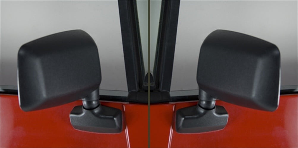 Omix 11002.19 Door Mirror Kit, Black Left And Right