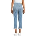 thumbnail image 3 of Levi Strauss Signature Women's Mid Rise Slim Fit Boyfriend Jeans, Sizes 0-22, 3 of 4