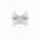 thumbnail image 1 of Playeras,Blusas y Tops,Ropa para Mujer Tank Tops Mujer Ropa de abrigo de verano para mujer, ajustado, con cordones, ajustable, sin espalda, tejido, seda de leche, chaleco con tirantes (White, L), 1 of 7