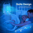 thumbnail image 2 of Air Conditioners Evaporative Air Cooler with 3 Wind Speeds 7 Colors Light Personal Air Conditioner for, 2 of 8