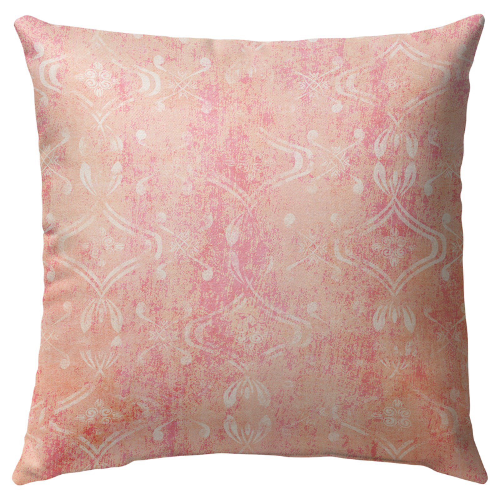 Pink/Orange - TELAVC1009OD26 KAVKA Designs El Dorado Orange Indoor-Outdoor Pillow, Size: 26X26X6 -
