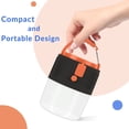 thumbnail image 2 of Jinsinto LED Solar Lights, Waterproof Camping Lantern Rechargeable flashlights with 5 Light Modes, 2400mAh USB Power Bank, Emergency Lights for Home Power Failure, Solar Camping Lights, 2 of 5