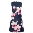 thumbnail image 5 of RKSTN Robe d'Été Sans Manches Col Rond Confortable avec Poches Imprimées Décontractée Ample, 5 of 5