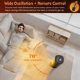 thumbnail image 4 of Calentador espacial Dodidxyz portátil eléctrico de 1500 W para uso en interiores, 4 of 7