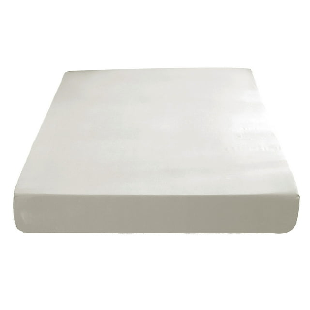 White Fitted Sheet With Full Elastic Edges, 200X180Cm, Non-Slip And Stretchable, Protects Mattress, Easy To Clean
