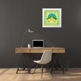 thumbnail image 3 of Medley, Elizabeth 20x20 White Modern Wood Framed Museum Art Print Titled - Turtle Border, 3 of 4
