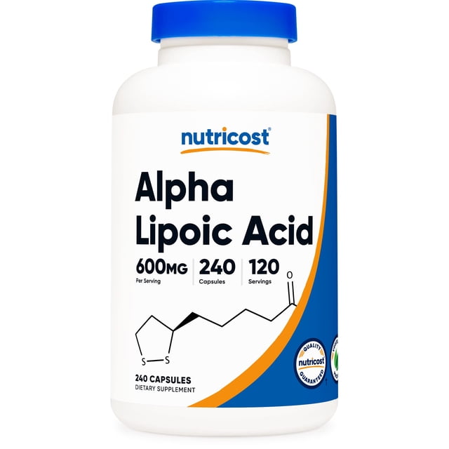 Ácido Alfa Lipoico Nutri Cost 600 mg 240 Cápsulas