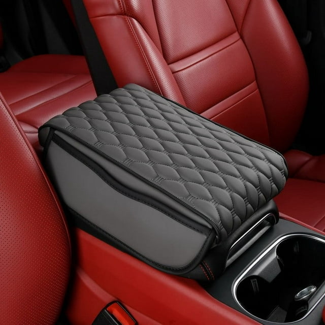 Funda acolchada para reposabrazos de coche, cojín interior de espuma suave, funda acolchada para reposabrazos de coche, almohadilla para consola central de coche, impermeable, fundas para reposabrazos
