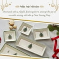 thumbnail image 5 of Spode Christmas Tree 3-Piece Dessert Trays, Polka Dot - Holiday Dinnerware & Decorative Nesting Trays, Holiday Winter Serving for All Parties & Occasions - For Snacks, Appetizers, Cookies, 5 of 7