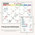 thumbnail image 7 of Magnetic Dry Erase Whiteboard Calendar for Fridge Set of 3 - Monthly, Weekly & Daily Organizer Planner, Grocery List, 4 Markers & Eraser, 7 of 7