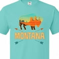 thumbnail image 4 of Inktastic Montana Gift Buffalo Silhouette T-Shirt, 4 of 5