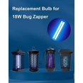 thumbnail image 3 of 2G11 18W Bug Zapper Replacement Bulb, H-Shaped 18W Light Bulb for Indoor Outdoor Mosquito Zapper, Dimensions: 8.9 x 1.70 x 0.9 in, 3 of 7