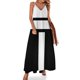 thumbnail image 1 of Vestido sin mangas moderno abstracto en blanco y negro con gráficos llamativos y colores Vestidos de mujer sueltos, 1 of 7