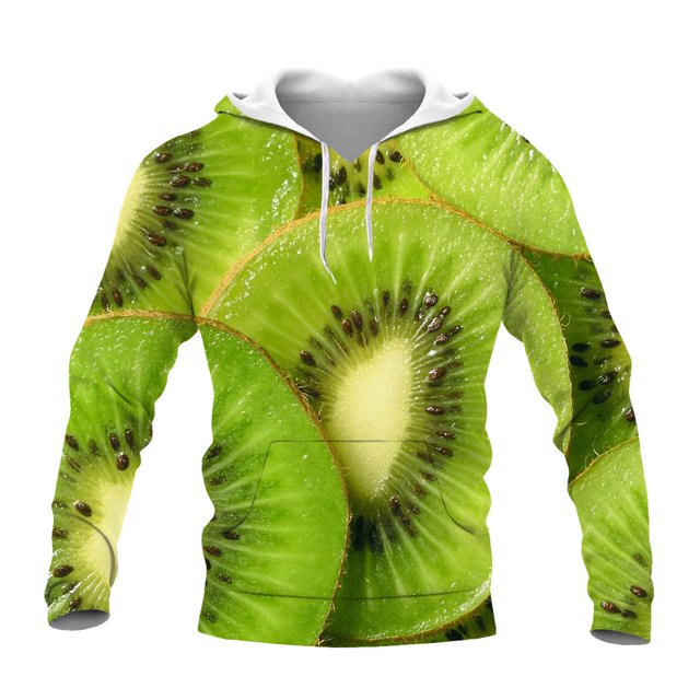 3D Fruit Printed Men's Hoodie Designer Sweatshirt Spring Autumn Harajuku Clothes Long Sleeve Pullover