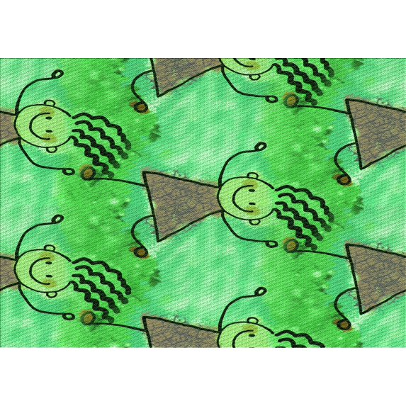 Ahgly Company Machine Washable Indoor Rectangle Transitional Dark Lime Green Area Rugs, 2' x 3'