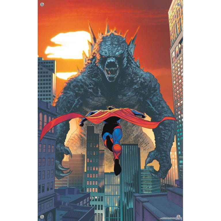 Justice League vs. Godzilla vs. Kong - Superman & Godzilla Wall