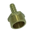 thumbnail image 1 of Guarnición De Cobre Llena Espesada Del Conector De La De Jardín 3/4 Pulgadas De La Masculina De Cobre Amarillo Que Para La Repa DN20 x 10mm Yotijar Conector de manguera neumática, 1 of 7