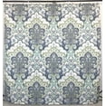 thumbnail image 5 of Serafina Home Anastacia Boho Shower Curtain for Bathroom: Fabric Floral Paisley Moroccan Damask Design, 5 of 6