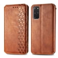 thumbnail image 3 of Étui pour Samsung Galaxy S20 Plus, Couverture Portefeuille à Rabat Magnétique Protectrice - Marron, 3 of 5