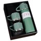 thumbnail image 1 of Taza térmica de viaje, vaso de acero inoxidable con tapa, recipiente hermético para bebidas frías y calientes, ideal para el transporte a la oficina (verde)., 1 of 9