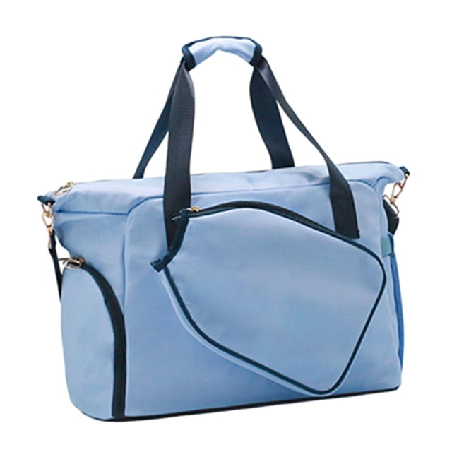 Maytalsory Pickleball Racket Bag Zipper Pickleball Racket Storage with Shoe bag is made of Compartment Sky Blue