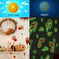 thumbnail image 4 of 3 Pack Glow In The Dark Decals Blood Handprint And Footprint Designs Removable Waterproof Pvc Wall Stickers For Home Party Decor Theme Parties, 4 of 8