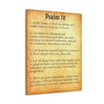 thumbnail image 2 of Scripture Walls Psalm 70 Chapter Gold Bible Canvas Christian Wall Art Ready to Hang Unframed, 2 of 7