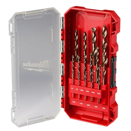 

Milwaukee RED HELIX Cobalt Drill Bit Set – 15PC