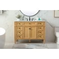thumbnail image 5 of Elegant Decor Park Avenue 48" Wood Single Bathroom Vanity in White, 5 of 6
