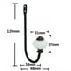 thumbnail image 4 of 2 Piezas De Metal Robe Jacket Hanger Holder Organizer Towel Rack Mount-Wall Black, 4 of 6