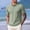 Green, variant on Men's Summer Solid Color Lapel Thin Loose Business Short-Sleeve Casual Top Work T-shirts for Men