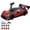 A002- Red, variant on 1:24 Scale 4WD RC Drift Car (Black & Red) - 4-Wheel Drive, Drift-Ready, Includes Remote Controller, Rechargeable Battery, 4 Safety Cones, 4 Extra Tires - For Kids Adults RC Enthusiasts Indoor Outdoor