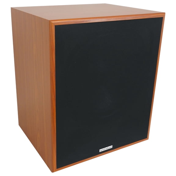 Rockville Rock Shaker 15" Classic Wood Powered Home Theater Subwoofer, 1000W Peak/500W RMS, Class D, 20Hz-200Hz
