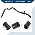 thumbnail image 4 of Radiator Hose No.027121065P Car Engine Coolant Water Pipe for Volkswagen Golf 1988-1992 Metal Black 1 Pc, 4 of 6
