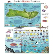 Franko Maps Molokai Reef Creatures Fish ID for Scuba Divers and Snorkelers