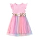 thumbnail image 1 of Vestido PATPAT para Niña con Tul y Flores, Princesa para Fiesta, Rosa, 5-6 Años, 1 of 6