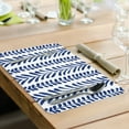 thumbnail image 3 of CounterArt Chinoiserie Sea 4-Pack Reversible Plastic Tabletop Placemats, 3 of 7