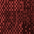 thumbnail image 1 of Ahgly Company Machine Washable Indoor Square Abstract Red Modern Area Rugs, 6' Square, 1 of 4