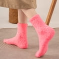 thumbnail image 5 of Yawslow 7 Pairs Women's Fuzzy Socks, Soft Cozy Winter Warm Fluffy Socks for Home Sleeping, US Size 5-10, 5 of 7