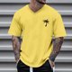 thumbnail image 1 of Blusas y camisas de manga corta con cuello en V para hombre, camisetas deportivas de manga corta con cuello en V, camisetas deportivas de trabajo, camisetas de verano para hombre, blusas de manga cort, 1 of 4