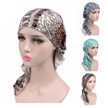 VBESTLIFE Womens Hair Loss Head Scarf Cancer Hat Chemo Cap Turban Head Wrap Cover,Hair Loss Head