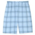 thumbnail image 3 of Sleep On It Boys 2-Piece Milky Jersey Short-Sleeve Button Down Collared Coat Pajama Set - Plaid , 8-10, 3 of 4