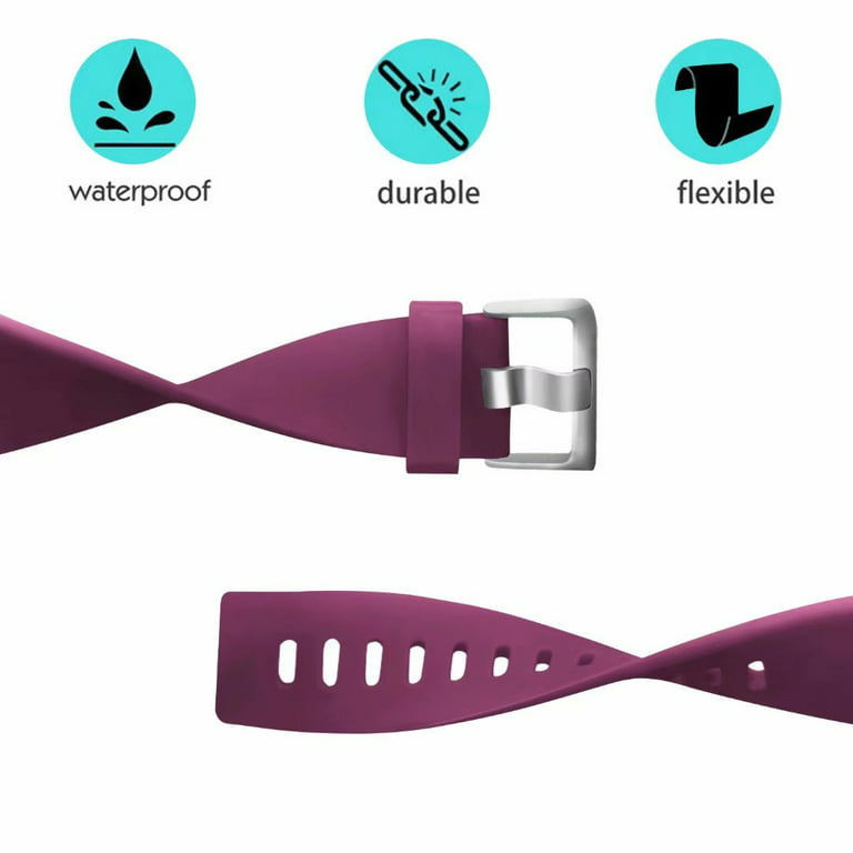 Paquete de 4 correas para Fitbit Versa 2/Fitbit Versa/Versa Lite/Versa SE  para mujeres y hombres, pulsera de repuesto de silicona suave para Fitbit