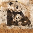 thumbnail image 2 of Wiley, Marta 12x12 Black Modern Framed Museum Art Print Titled - Fibonacci Panda II, 2 of 4