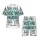 thumbnail image 1 of Balery Not All Who Wander Are Lost1 Conjunto de Pijama Infantil de Manga Corta con Estampado – Ropa de Dormir de Algodón Suave-XX-Large, 1 of 6