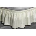 thumbnail image 1 of Vw Stores WALDORF01-BG Bed Skirt Ruffle For Bedding - Solid - Fits Twin &amp; Full - Beige, 1 of 1