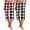 Maroon/Grey Black, variant on 2 Pack Women's Capri Pajama Pants Printed Drawstring Comfy Pj Bottoms With Pockets