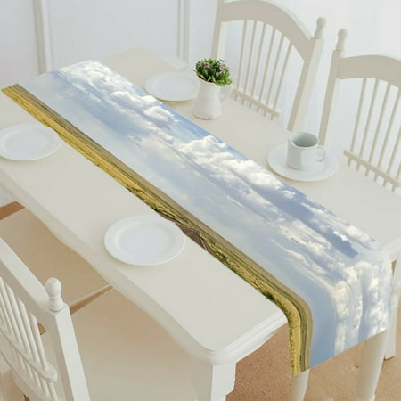 

ECZJNT Beautiful Area Along The Historic Route Arizona table runner table cloth tea table cloth 14x72 inch
